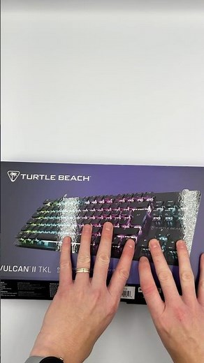Unboxing a Vulcan II TKL gaming keyboard #keyboard #mechanicalkeyboard #gamingkeyboard