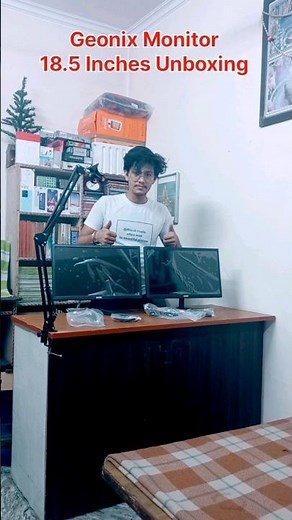 New Monitor Unboxing Under 2000 🔥 || Geonix Monitor 18.5 Unboxing #geonix #monitor #unboxing