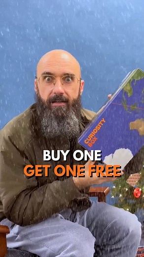 The newest Curiosity Box is finally here! ❄️📦 And for a limited time during our Black Friday sale…you’ll get our Time Travel box FREE with your subscription 😲 Two boxes. One price. Endless curiosity | The Curiosity Box