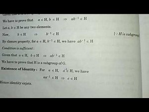 subgroups of a group | theorems |B.Sc. maths | detailed explanation