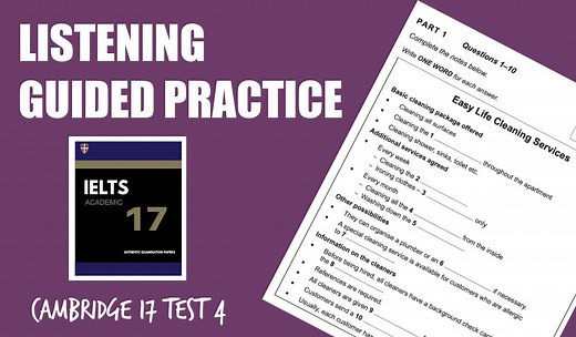 Let's do the IELTS Cambridge 17 Test 4 listening test! - My IELTS Classroom Blog