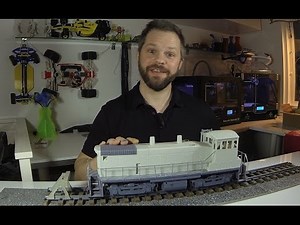 3Dprinted 1:32 model railway train EMD SW1500 - OpenRailway