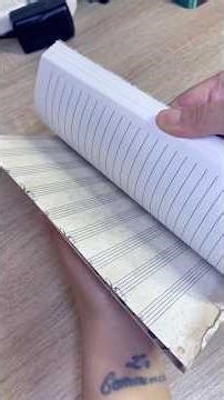 French Link Stitch Bookbinding a Text Block with Bookmark