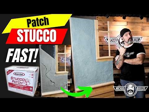 Patch Stucco Fast!