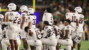 Texas A&M stars pray for Bryce Anderson on field after horror injury