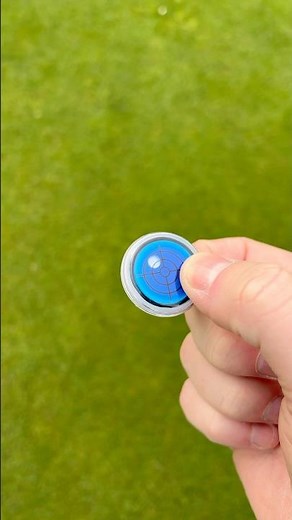 This ball marker reads the green FOR YOU! #golf #golftips #golfshorts