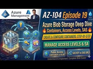 Video 19: Azure Blob Storage Deep Dive (Containers, Access Levels, SAS)