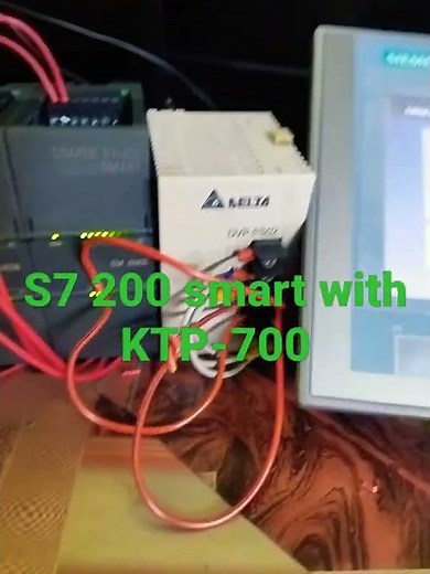 S7 200 smart Communication with SIEMENS HMI KTP-700