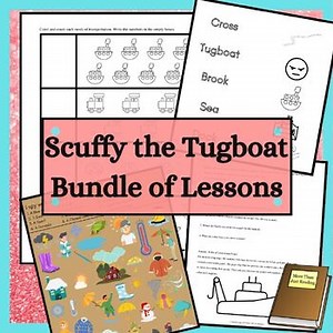 Scuffy the Tugboat Bundle of 4 Lessons