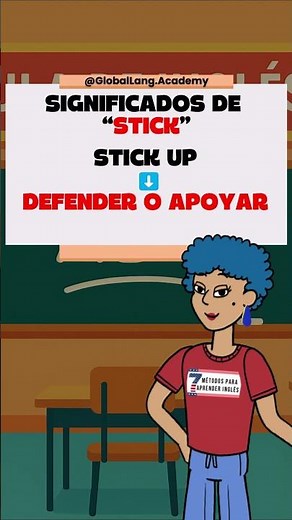 Cómo usar STICK en inglés | Explicación fácil y práctica #shorts #aprenderinglés
