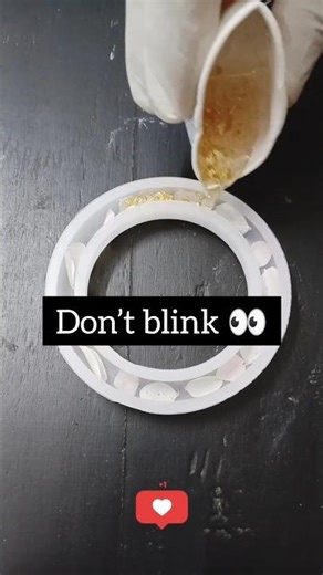 Resin bangles making ✨️ #resin #short #shorts