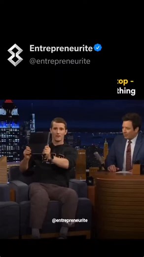 BUSINESS | ENTREPRENEUR on Instagram: "Linus Tech Tips wowed audiences on Jimmy Fallon with something that almost feels like science fiction: a Lenovo laptop with a rollable OLED display. 💻✨ Folded, it’s a normal 14-inch notebook. Press a button — and the screen expands upward, giving you a taller, more versatile workspace. It’s the first commercially available laptop of its kind, signaling the future of personal computing: Dynamic displays Adaptive form factors Devices that transform from port