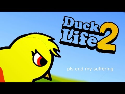 A DuckLife 2 SWF with no level caps (LEVEL 1,000,000 FLYING AT THE END)