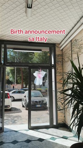 Tradisyonal sa Italy: Birth Announcement ng Pinay sa Italy