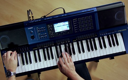 Casio MZ-X500 编曲键盘演示——键盘中国转载