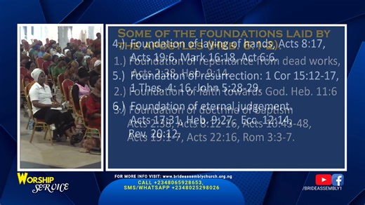 2.5K views · 120 reactions |  LIVE: WORSHIP SERVICE - SUN. 23RD NOV. 2025 | BRIDE ASSEMBLY CHURCH LAGOS | The Bride Assembly | Facebook