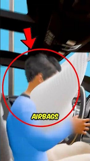 Airbags Explode To Save 😱‼️