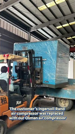 Replacing an Ingersoll Rand Air Compressor with an OSMAN Air Compressor #aircompressor