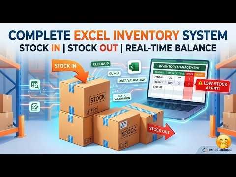 Automated Excel Inventory Management System