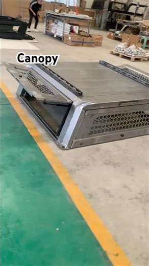 Canopy for new vehicle model – prototyping, central locking system test#canopy #workshopdaily