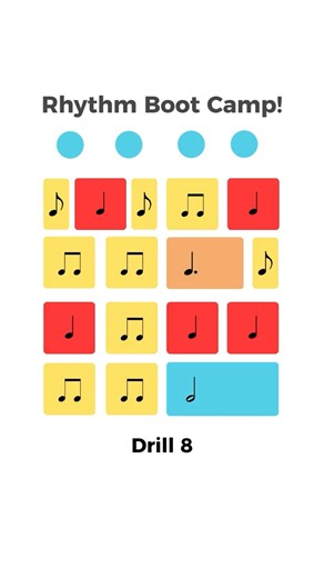 Rhythm Bootcamp Drill 8 | Master Syncopated Rhythms #Shorts