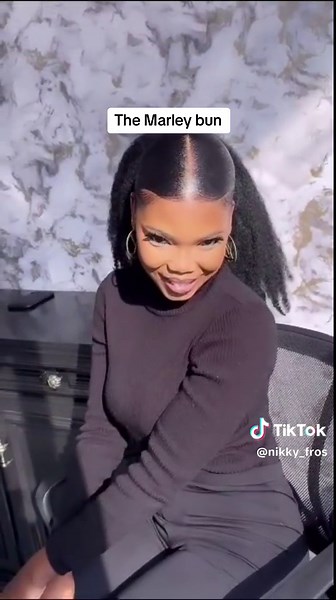 Marley Bun Draw String Extension for Natural Hair