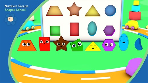 Explore the world of shapes with your little ones with Shapes School! 🟧 🟡 | BabyFirst