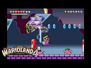 Wario Land 4 - Crescent Moon Village (Hard/Gold Crown)