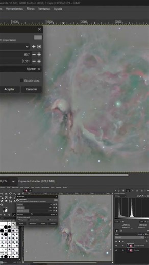 Astrofotografía con software libre #tutorial #gimp #astronomy #astro