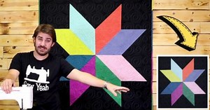 DIY Fat Quarter-Friendly Jumbo Quilt Block Tutorial