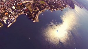 Crazy Wingsuit Flight, Lands On Water Without Parachute | TEEM