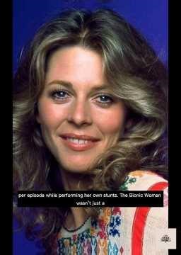 Circa 1976, Lindsay Wagner became TV’s first female action hero, earning $50,000 per episode while.