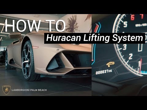 HOW TO | OPERATE HURACAN LIFTING SYSTEM