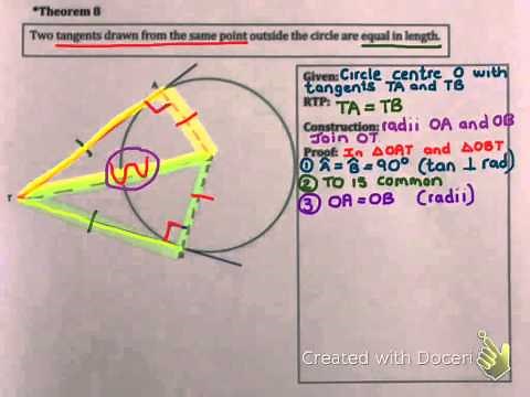Circle Geometry Theorem 8