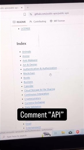 1000+ FREE APIs in One Repo 😱 #techshorts #chatgpt #airevolution #techhub