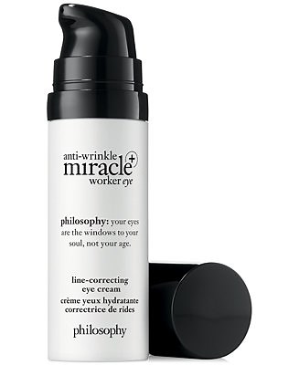 philosophy Anti-Wrinkle Miracle Worker  Line-Correcting Eye Cream, 0.5-oz. - Macy's