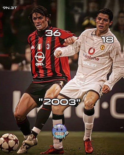 The 2003 Showdown: Ronaldo vs Maldini#football #shorts #cr7