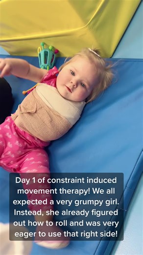 Day 1 of Constraint Induced Movement Therapy Progress - Exciting Development