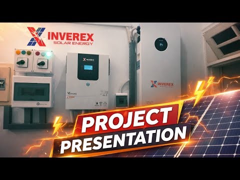 project presentation Inverex power Wall installation with Inverex 4.2 kw