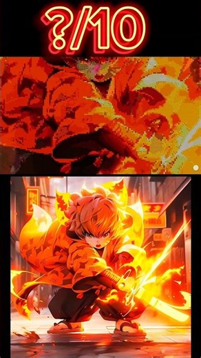 4k zenitsu pixel art #minecraft#zenitsu#pixelart#demonslayer#4kshorts#2025