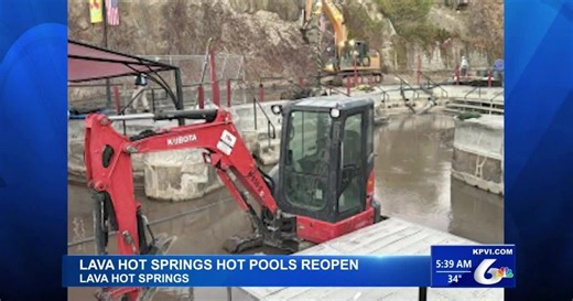 Lava Hot Springs' Opens Back up after Major Re-modeling
