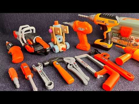 11 min to open the box, satisfied with the electric screwdriver, screw assembly toolbox | Toy