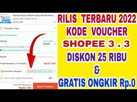 KODE VOUCHER SHOPEE 2022 TERBARU DISKON 25 RIBU