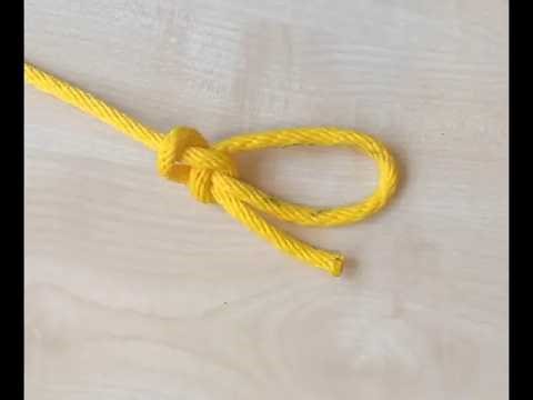 #06 - Nút Palstek, nút Pfahlstich hoặc nút Bulin - Một vòng dây không bị siết chặt