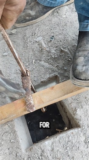 Hanging formwork technique to patch holes in concrete floors | Woodform Crafts