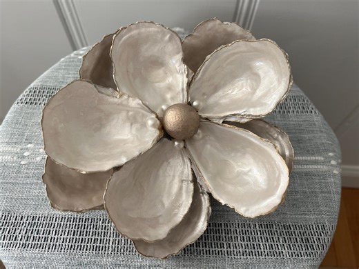 Oyster Shell Magnolia Flower - Etsy
