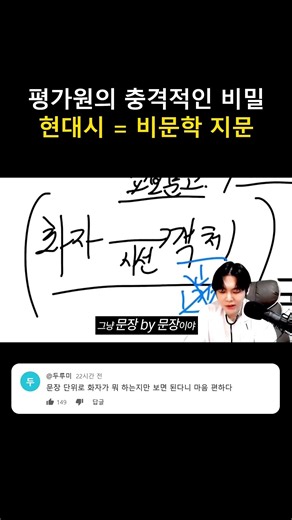 수능에서 감상은 필요 없습니다ㅣ현대시 = 비문학