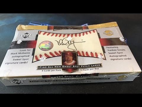 2003 UPPER DECK SWEET SPOT CLASSIC HIGH END AUTO & RELIC SEARCH - Turn Back the Clock Tuesday