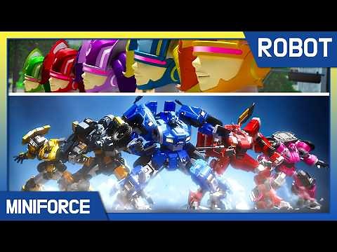 Best Combination Robots 🤖 Miniforce Compilation: Robot, Heroes, Aliens & Battles!