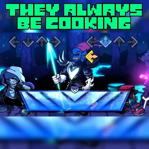 This CORNERED cover is so peak. #undertale #sans #undyne #fnf #withlyrics #fnfsong #dusttale
